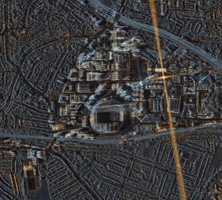 The Wembley Stadium area, London (UK)