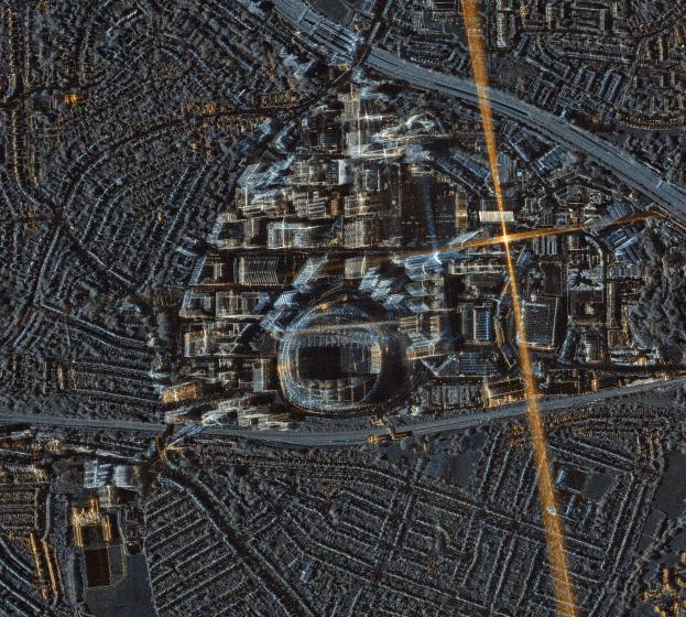 The Wembley Stadium area, London (UK)